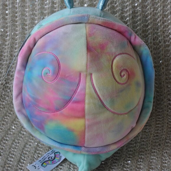 New 8" Sid SNAIL Unique Tie Dye Shell Squishmallow Plush KellyToy NWT Spring '21 - Picture 3 of 6